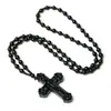 Cadena de Suéter Cruz de Jade Anti-Caliente Colgante de Jade Blanco Colgante Collar de Aventurina Cruz Colgante de Jade Jade Colgante