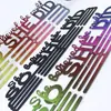 Silueta de Letra de Metal Así Que Ella Hizo Gancho para Medalla de Planchar Medalla Acero Inoxidable Estante de Exhibición Estante de Almacenamiento Creativo