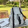 Mochila Estilo Workwear 2025 com Cordão e Aba Mochila para Uso Externo Grande Capacidade Leve Mochila de Viagem Mochila para Montanhismo Mochila Escolar