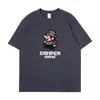 Camiseta de Verano para Hombre 230g Algodón Holgado Estampada de Manga Corta Venta al por Mayor Tops Casuales de Media Manga para Hombre