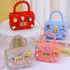 2026 Nuevo Modelo Bolso Mini Pequeño Hecho a Mano con Parches DIY, Bolso Cruzado con Cadena para Mujeres y Niños, Bolso de Gelatina