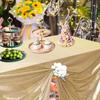 Mantel Láser Transfronterizo Rectangular Mantel Láser Brillante Mesa de Boda Fiesta Mesa de Pastel de Cumpleaños Decoración Festiva