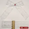 Tejido de malla seleccionado de alta calidad con lazos decorativos hechos a mano DIY de doble cara, ribete de encaje y tela bordada colorida para los bajos de la falda.
