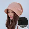 Chapéu Chapéu de Pescador Feminino Outono e Inverno Estilo Coreano Versátil Chapéu Fashion Coreia Dongdaemun Moda Tendência Quente Chapéu Octogonal