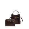 Bolso de Cubo Retro Simple Versátil de Gamuza 2026 Nueva Moda Tendencia Otoño e Invierno Bolso de Hombro Cruzado para Mujer