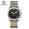 Relógio Masculino Ochstin Moda Relógio de Quartzo À Prova d'Água Pulseira de Nylon Relógio de Nylon Mostrador Clássico de 3 Ponteiros