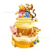 Globo de Bandera Nueva de Winnie the Pooh, Inserto para Pastel, Mantel, Suministros para Decoración de Fiesta, Juego