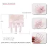 Pinza para el pelo de ácido acético estilo francés estilo perezoso pinza para el pelo de tamaño mediano con temperamento pinza para el pelo con patrón de lácteos tridimensional accesorios para el pelo coreanos