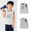 Ropa para Niños Balabala Chalecos para Niños Ropa para Niños Tops para Bebés Nuevo Estilo Verano 2025 Absorbente de Humedad y Secado Rápido