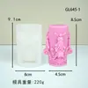 Velas Aromáticas Menina dos Desejos Estilo Europeu e Americano em Estoque, Anjo Sagrado de Quatro Lados Criativo Flor de Silicone Molde de Silicone Velas de Arte