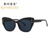 Nuevas Gafas de Sol Moda Ojo de Gato 9174 Personalidad Europea y Americana Tendencia Gafas de Sol Transfronterizas Versátiles Gafas de Sol para Mujer