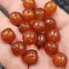 Ágata Roja Hielo Cuentas de Estilo Antiguo Jade Cuentas Sueltas Calcedonia Cuentas con Patrón Pulsera Passepartout Collar Joyería Accesorios de Cuentas Espaciadoras