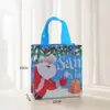 Bolsas de Regalo de Navidad Nuevas Transfronterizas Tela No Tejida Bolsas de Empaque para Regalos de Fiesta Dibujos Animados Al Por Mayor En Stock Bolsas de Regalo de Navidad