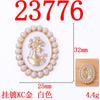 Broche de alfinete diy que preserva a cor liga acessórios diy cabeça de beleza de pérola perfumada vintage placa de flor fivela de diamante acessórios de joalheria