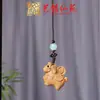 Cadena para Teléfono Móvil de Caballo del Zodiaco de Palosanto Colgante de Collar de Caballo de Madera Llavero de Caballo de Madera Tallada Creativa Arena Verde Arcoíris