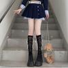 Calcetines Blancos de Encaje hasta la Pantorrilla Estilo Ballet para Mujer Primavera y Verano Delgados Jk Lolita Lazo de Correa Medias Cortas