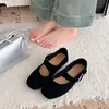 Zapatos de Salón Mary Jane para Mujer Primavera Verano Correa Única Suela Blanda Zapatos Planos 2026 Retro Falda Franceses Ballet Zapatos para Conducir con Correa