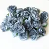 Brotecitos de Té de Rosa Pequeños, Decoraciones de Pared de Flores para Bodas, Cortina de Cuentas DIY Cabezas de Flores Artificiales
