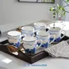 Conjunto de Chá Jingdezhen, Xícara de Chá, Conjunto de Chá Kung Fu, Xícara de Chá Grande de Cerâmica, Conjunto de Chá de Cerâmica, Copo para Beber