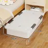 Bolsa de almacenamiento para libros viejos, caja de almacenamiento doméstica para debajo de la cama, caja de almacenamiento plana tipo cajón con ruedas para libros, ropa y edredones