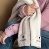 Suéter Tejido Suave y Ceroso para Niños, Cuello Medio, Otoño e Invierno 2025, Ajuste Delgado para Niñas, Camiseta Base para Niños, Suéter Tejido Interior para Niños