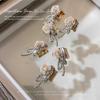 Celebridad en línea joyería para uñas mariposa Camelia ángulo recto pila Diamante Maillard Perla aleación accesorios para uñas Flor Diamante Bola