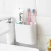 Estante de Almacenamiento para Baño Montado en la Pared, Estante de Esquina para Baño, Cesta de Almacenamiento, Almacenamiento Montado en la Pared sin Taladro para Portacepillos