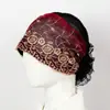 2026 Nuevo Estilo Sombrero Pañuelo Bordado, Elegante Gorro Delgado para Moño, Gorro Cubrepelo Estilo Étnico para Mujeres para Cubrir el Cabello Gris