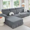 Nueva funda de sofá engrosada, especial para chaise longue, funda protectora contra arañazos de gato, funda elástica universal de cobertura total para todas las estaciones, a prueba de polvo