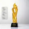 2026 Nuevo Trofeo de Cristal Impreso en 3D Trofeo Creativo de Estrella Placa de Trofeo Grabado de Empresa Premio