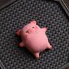 Pet de Chá de Areia Roxa Porquinho Pequenos Enfeites Feito à Mão Porco do Zodíaco Doze Porco Brinquedo de Chá Porco Deitado Fofo Dumb Cerimônia do Chá Mesa de Chá Conjunto de Chá