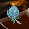 Nuevo Exquisito Broche de Tulipán de Lujo, Broche de Lujo de Gama Alta, Accesorios Elegantes de Corsage de Moda de Nicho
