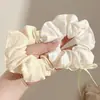 Scrunchie de rede de renda de bolinhas novo estilo coreano com um toque vintage e sofisticado, adequado para rabos de cavalo, um acessório de cabelo para meninas