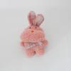 Lindo Lindo Peluche Dibujos Animados Conejo Boca Grande Conejo Hipopótamo Muñeca Accesorios de Bolsa Broche Accesorios de Bufanda Accesorios