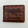 Mercadorias de Herói: Carteira Joker em Couro PU Embossado, Porta-Moedas Personalizado da Moda, Carteira com Urso Preto e Branco Embossado