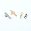 Conector Enchufe Redondo Macho Terminal de Soldadura para Placa de Circuito Impreso Cabeza de Bala Posicionamiento Núcleo Hueco 4mm Latón Recubierto de Estaño Enchufe Conector Resorte
