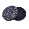 Disco de Lixa Black Diamond de 4 polegadas com base de veludo preto, pad de polimento de diamante para polimento de pintura automotiva e reparo de chapas metálicas