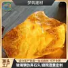 Luz translúcida ámbar de resina de fibra de vidrio, lámpara impermeable para patio, lámpara de paisaje de pie para exteriores de lujo ligero de alto brillo