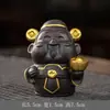 Novo Pet de Chá de Areia Roxa Estilo Chinês, Fortuna, Prosperidade e Longevidade, Adequado para Criar Pets de Chá, Bandeja de Chá, Decoração de Casa, Arte de Chá Criativa, Ornamento de Cerimônia do Chá