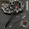 Cazador de demonios: Kimetsu No Yaiba Kamado Tanjiro Pluma de Firma Iwaki Zenitsu Columna de Agua Columna Infestada de Insectos Columna de Llama Pluma de Agua Modelo de Metal