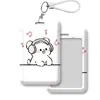 Escuchar Música Cachorro Pareja Portatarjetas Puerta Deslizante Tarjeta de Acceso Cuerda Elástica Tarjeta de Autobús Funda Protectora Estación de Trabajo Cubierta de Identificación Tarjeta Escolar