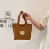 Bolso 2025 Bolso Nuevo Bandolera Mini Pana Estudiante Femenina Lindo Bolso de Almuerzo Versátil Bolso de Mano Pequeño