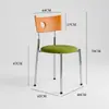Silla de comedor estilo vintage para uso doméstico, minimalista, lujo ligero, sensación de alta gama, silla con respaldo de madera maciza, estilo francés Bauhaus, silla retro duradera