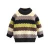 Suéter de Punto de Cuello Redondo de Otoño e Invierno para Niño 2025 Nuevo Elegante Camiseta Base de Invierno para Niños Suéter de Invierno para Bebé a la Moda