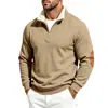 Sudadera casual de trabajo bordada para hombre, de otoño e invierno, europea y americana, de alta resistencia, corte holgado, forro polar para exteriores, cuello alto, cálida de lana de cordero