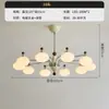 Lustre de Sala de Estar Estilo Cream Medieval Luz Principal Hall Atmosférico Retro Francês Flor de Alto Padrão Luz de Quarto