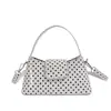 Bolsa de Bolinhas Estilo Coreano com Design Único, Versátil, Fashion, Simples, Bolsa de Mão Feminina, Pequena Tote Bag, Bolsa para Trabalho e Deslocamento