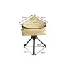 Nuevo producto transfronterizo: taburete pequeño plegable, silla de pesca portátil, silla de camping para exteriores, taburete plegable pequeño triangular giratorio