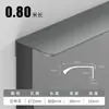 Ventas directas de fábrica arco redondo grande 1.0 de grosor puerta de armario manija invisible venta al por mayor de fábrica puerta de gabinete negra manija blanca