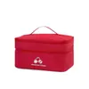 Kit Médico Bolsa para Armazenamento de Medicamentos Bolsa Portátil para Armazenamento de Medicamentos para Casa e Viagem Grande Capacidade Cuidados Médicos Caixa de Medicamentos de Primeiros Socorros Médicos